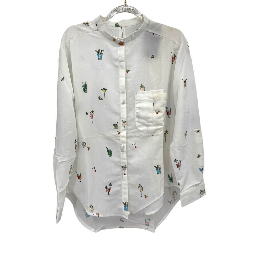 Ilead Cocktail Drinks Happy Hour Button Top Medium Novelty Cheers Celebrate